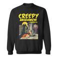 FUNNY Creepy Neighbor Comics Parody Horror Comic Book Sweatshirt