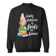 Garden Gnome Easily Distracted By Books Gnomes Sweatshirt Garden Gnome Easily Distracted By Books Gnomes Sweatshirt