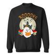 Ghost Book Reading Halloween Booooks Teacher Sweatshirt