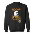 Ghost Books Are Spook-Tacular Halloween Spectacular Reading Sweatshirt
