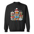 Gingerbread Reading Book Lovers Christmas Bookworm Librarian Sweatshirt Gingerbread Reading Book Lovers Christmas Bookworm Librarian Sweatshirt