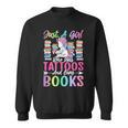 Girl Who Has Tattoos And Loves Books Tattooed Bookworm Girl Sweatshirt