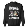 Girls Boys Kids Read Books Miniature Schnauzer Lover Sweatshirt Girls Boys Kids Read Books Miniature Schnauzer Lover Sweatshirt