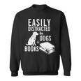 Golden Retriever Easily Distracted By Books And Dogs Premium Tri-Blend Sweatshirt Golden Retriever Easily Distracted By Books And Dogs Premium Tri-Blend Sweatshirt