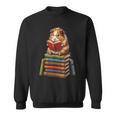 Guinea Pig Reading Book Cute Librarian Books Lover Sweatshirt Guinea Pig Reading Book Cute Librarian Books Lover Sweatshirt