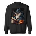Halloween Girls Boys Wizard Book Pumpkin Kids Halloween Sweatshirt
