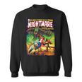 Halloween Monster Scary Vintage Horror Comic Book Sweatshirt