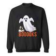 Halloween Teacher Librarian Books Reading Ghost Pun BOOOOKS Men Women Kids Sweatshirt Halloween Teacher Librarian Books Reading Ghost Pun BOOOOKS Men Women Kids Sweatshirt
