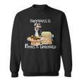 Happiness Is Books And Chocolate Sweatshirt