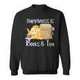 Happiness Is Books And Tea Sweatshirt Happiness Is Books And Tea Sweatshirt