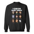 I Can Do Hard Things Children's Book Characters Sweatshirt