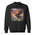 Hawk Bear Hybrid Comic Book Style Sweatshirt