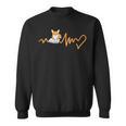 Heartbeat Corgi Reading Book Sweatshirt Heartbeat Corgi Reading Book Sweatshirt