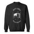Hot Girls Read Books Reading Book Lovers Women Apparel Sweatshirt Hot Girls Read Books Reading Book Lovers Women Apparel Sweatshirt