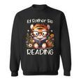I'd Rather Be Reading Cute Tiger Book Lover Reader Bookworm Sweatshirt