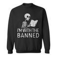 I'm With The Banned Tshirt Read Banned Books Lover BookWorm Sweatshirt I'm With The Banned Tshirt Read Banned Books Lover BookWorm Sweatshirt