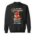 I'm A Book Dragon Not A Worm Reading Library Reader Bookworm Sweatshirt