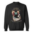 I'm Not Anti-Social I'm Anti-Stupid Cat Read Book Men Women Sweatshirt I'm Not Anti-Social I'm Anti-Stupid Cat Read Book Men Women Sweatshirt