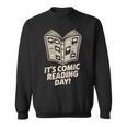 It’s Comic Reading Day Manga Cartoon Book Graphic Novel Sweatshirt