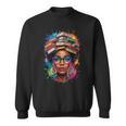 Juneteenth Educated Melanin Queen Afro Women Book Lover Sweatshirt