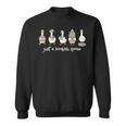Just A Bookish Goose Reading Book Lover Book Nerd Bookworm Sweatshirt