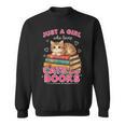 Just A Girl Who Loves Cats & Books Shirt Women Bookworm Sweatshirt Just A Girl Who Loves Cats & Books Shirt Women Bookworm Sweatshirt