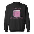 Just a Girl Who Loves Magic Spells Book Sweatshirt Just a Girl Who Loves Magic Spells Book Sweatshirt