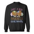 Just A Girl Who Loves Squirrels And Books Reading Squirrel Sweatshirt Just A Girl Who Loves Squirrels And Books Reading Squirrel Sweatshirt