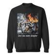 Just One More Chapter Dumpster Raccoon Reading Book Sweatshirt Just One More Chapter Dumpster Raccoon Reading Book Sweatshirt