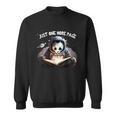 Just One More Page Panda Astronaut Space Suite Book Reading Sweatshirt