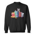 Kawaii Cat Book Ends Library Decor Librarian Sweatshirt Kawaii Cat Book Ends Library Decor Librarian Sweatshirt