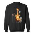 Kawaii Cute Giraffes Books And Tea Women's Sweatshirt Kawaii Cute Giraffes Books And Tea Women's Sweatshirt