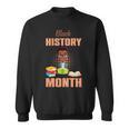 Kids Boy Reading Book History Month BLM Melanin Pride Kids Sweatshirt