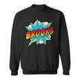 Kids Boys Brooks Comic Book Superhero Name Sweatshirt Kids Boys Brooks Comic Book Superhero Name Sweatshirt