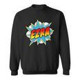 Kids Boys Ezra Comic Book Superhero Name Sweatshirt Kids Boys Ezra Comic Book Superhero Name Sweatshirt