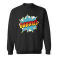 Kids Boys Gabriel Name Comic Book Superhero Sweatshirt Kids Boys Gabriel Name Comic Book Superhero Sweatshirt