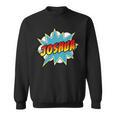 Kids Boys Joshua Comic Book Superhero Name Sweatshirt