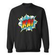 Kids Boys Kai Name Personalized Comic Book Superhero Sweatshirt