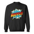 Kids Boys Maddox Name Comic Book Superhero Sweatshirt
