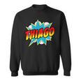 Kids Boys Thiago Comic Book Superhero Name Sweatshirt Kids Boys Thiago Comic Book Superhero Name Sweatshirt
