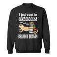 Kids Tiny Dinosaur Read Books & Pet My Bearded Dragon Lover Sweatshirt Kids Tiny Dinosaur Read Books & Pet My Bearded Dragon Lover Sweatshirt