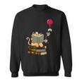 Kittens Cats Tea Books And Balloon Sweatshirt Kittens Cats Tea Books And Balloon Sweatshirt