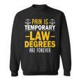 Law School Graduation Decoration Books Law Students Sweatshirt Law School Graduation Decoration Books Law Students Sweatshirt