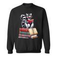 Lemur Reading Books Matching Bookworm Readers Librarian Sweatshirt Lemur Reading Books Matching Bookworm Readers Librarian Sweatshirt