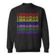 LGBTQ Pride Librarian Library Worker Reading Books Book Fan Sweatshirt LGBTQ Pride Librarian Library Worker Reading Books Book Fan Sweatshirt