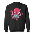 Librarian Book Sea Ocean Giant Squid Reading Octopus Sweatshirt