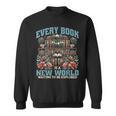 Librarian Bookworm Library Day Reading Books Sweatshirt