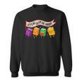 Librarian Let's All Go To The Library Cute Groovy Book Lover Sweatshirt