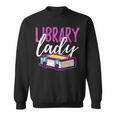 Librarian Library Reading Bookworm Books Sweatshirt