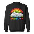 Take A Look It's In A Book Reading Retro Rainbow Vintage Sweatshirt